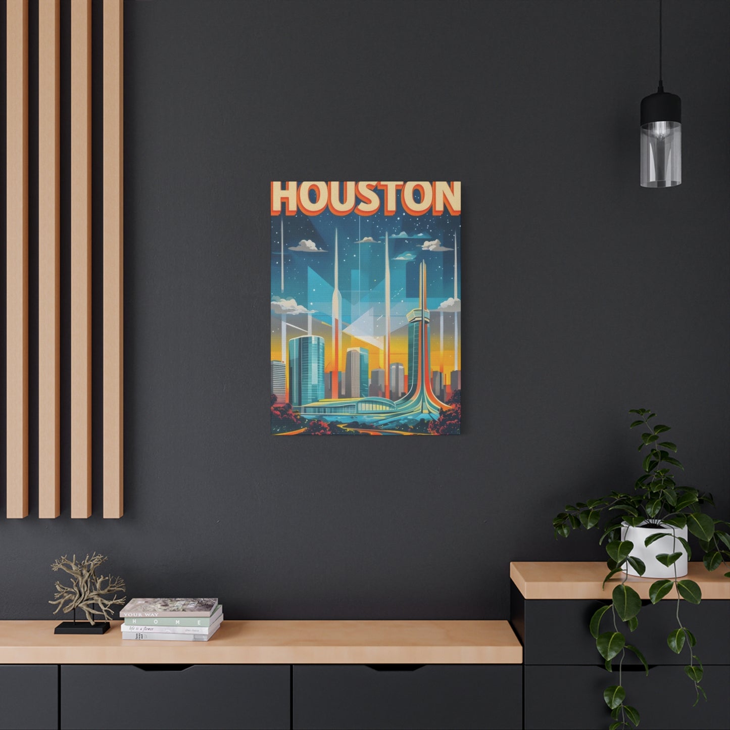 Houston Skyline Dynamic Wall Art & Canvas Prints