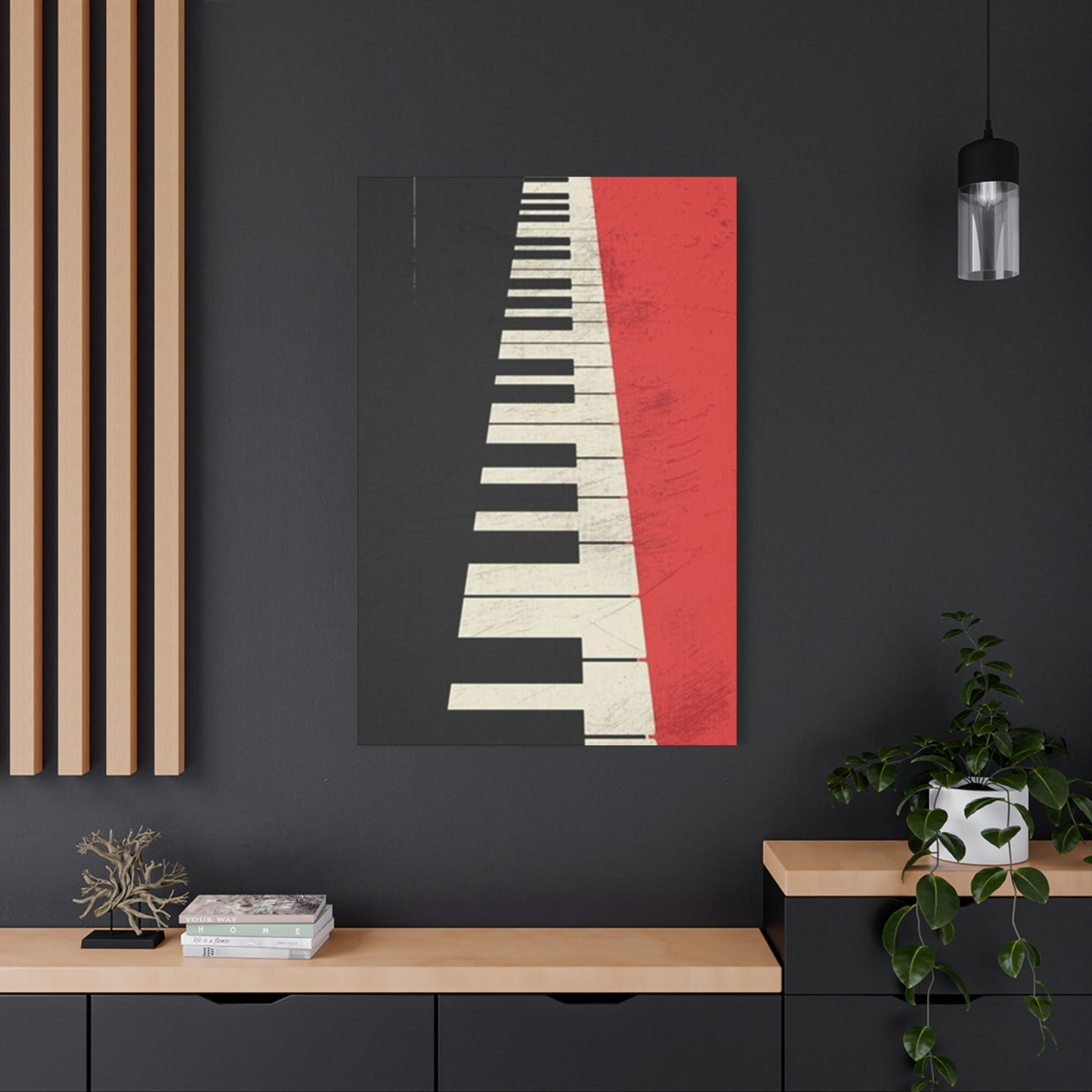 Black And Red Piano Wall Art & Canvas Prints