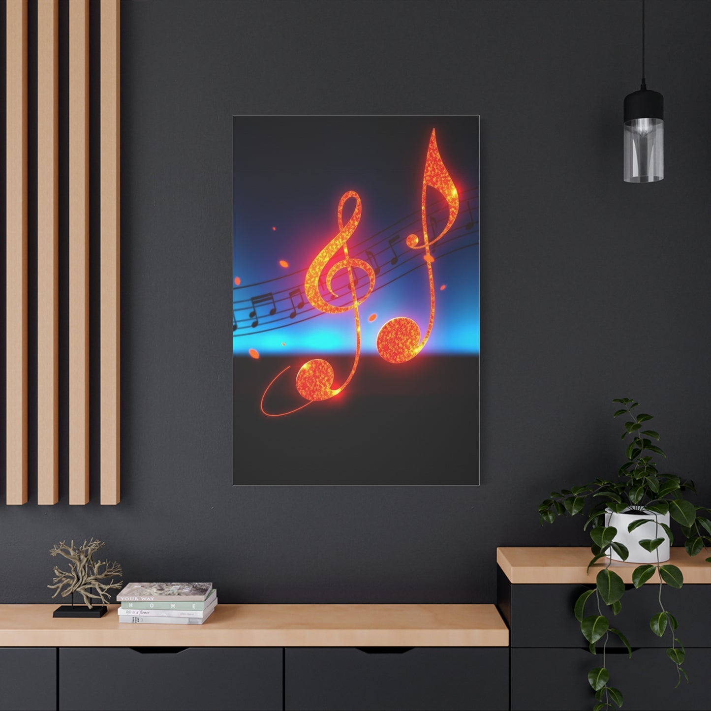 Musical Notes Art Refined Canvas Wall Art & Canvas Print