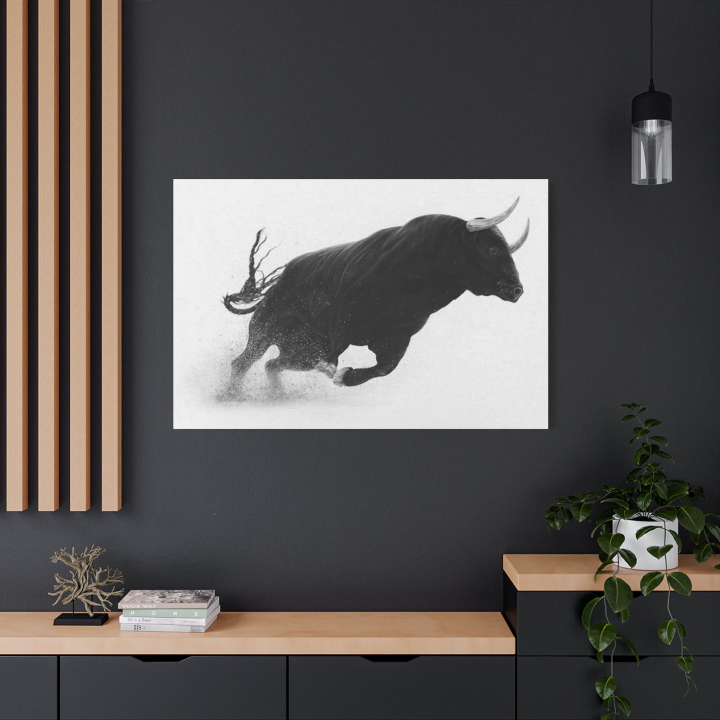 Black Bull Wall Art & Canvas Prints