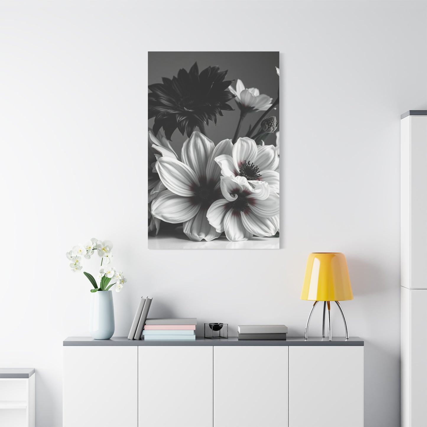 Sable & Alabaster Flora Wall Art & Canvas Print