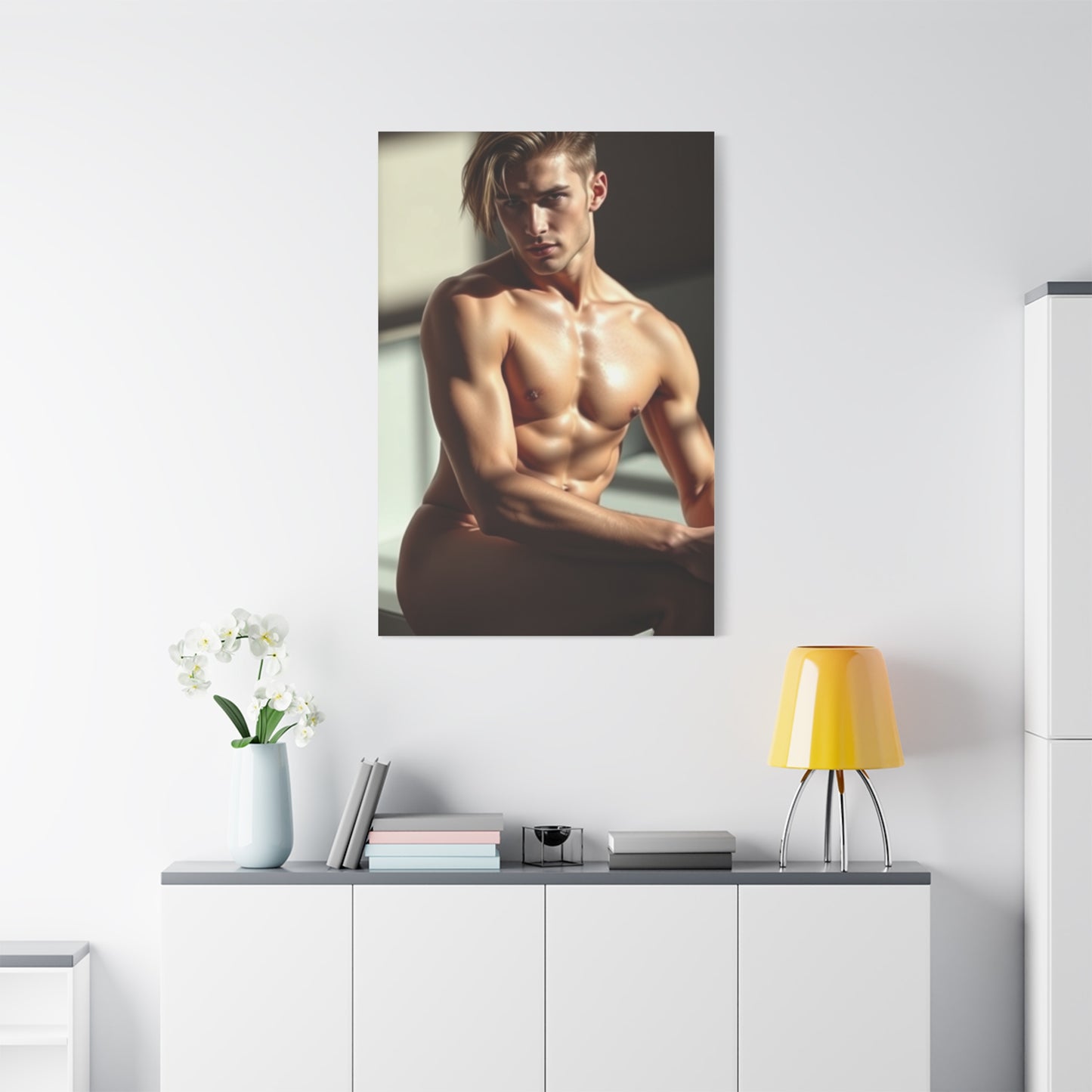 Elysian Masculinity Canvas wall art & canvas print