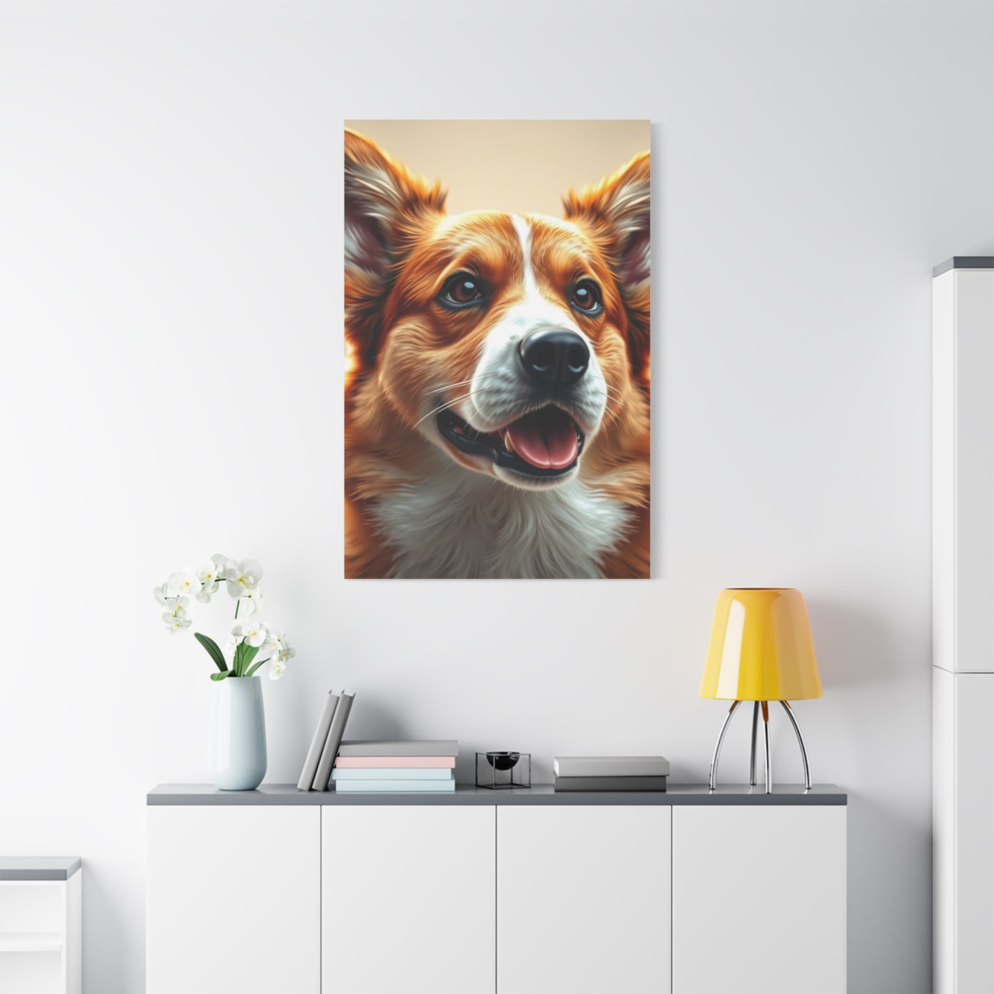 Corgi Dog Art Canvas Art 3 Wall Art & Canvas Print