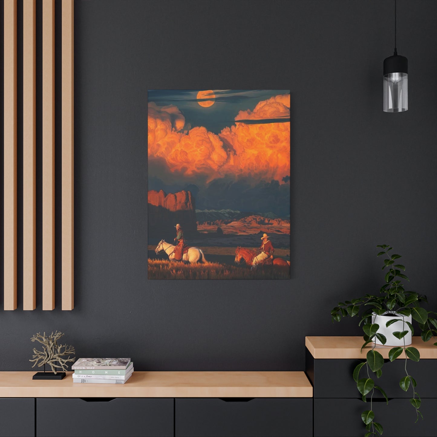 Cowboys In Grassland Wall Art & Canvas Prints