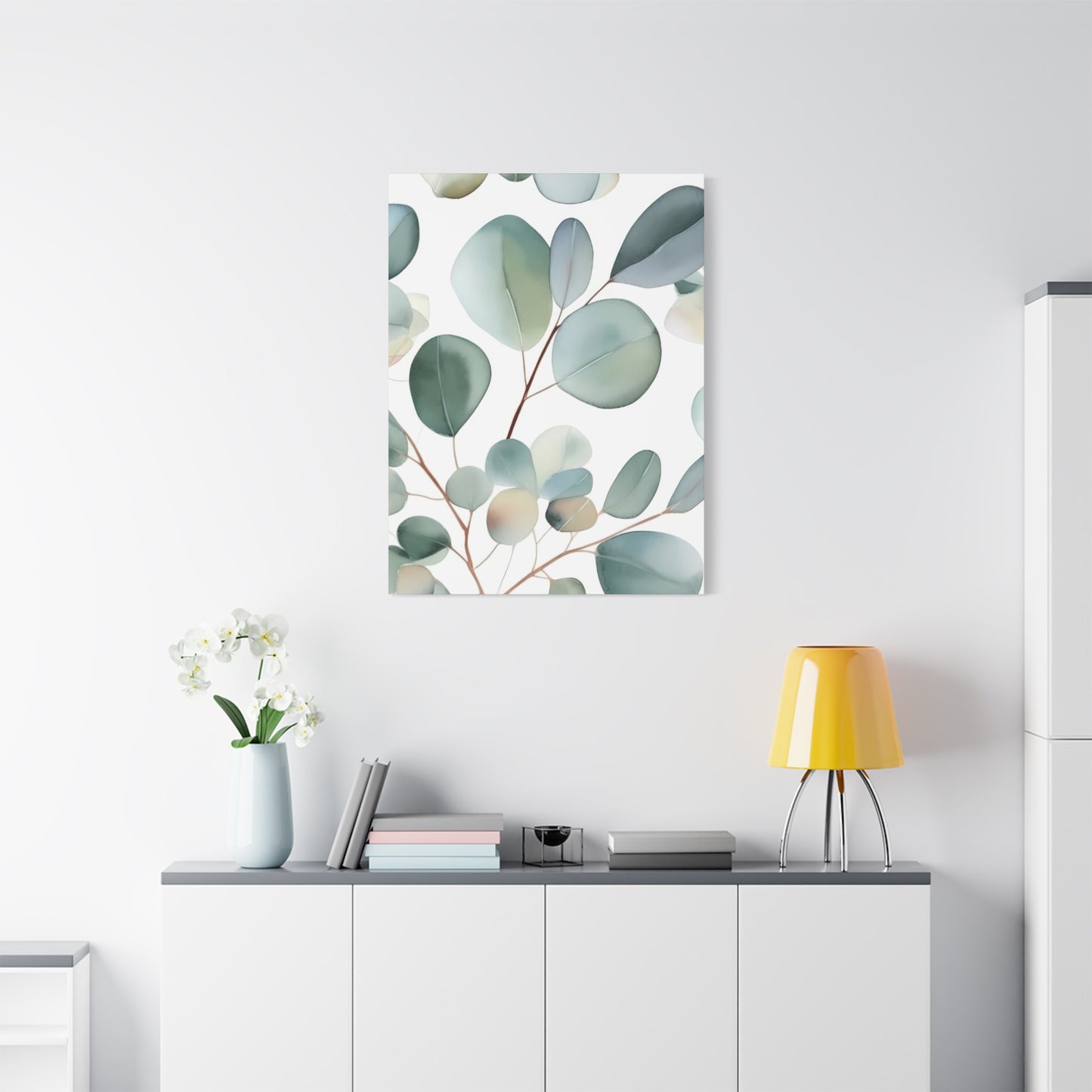 Eucalyptus Leaves Shapes Wall Art & Canvas Prints