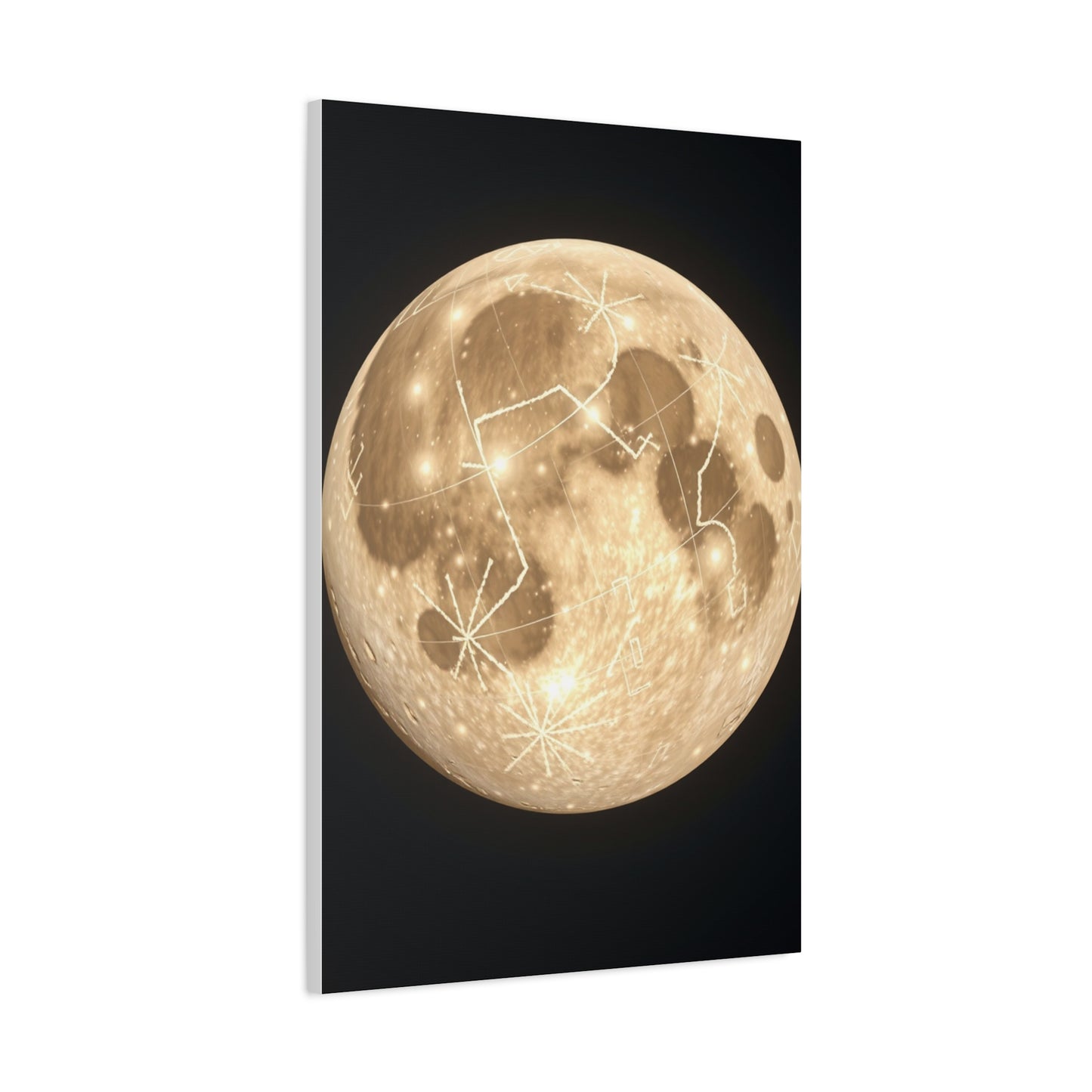 Moon Art Premium Canvas 18 Wall Art & Canvas Print