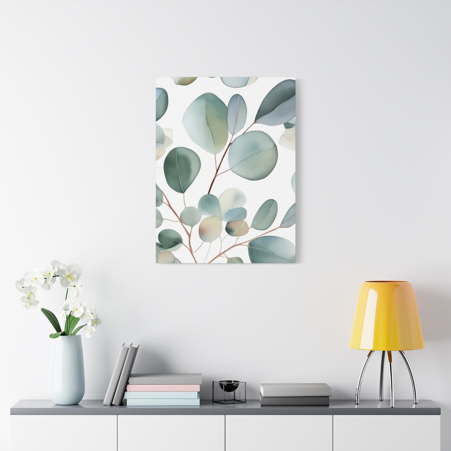 Eucalyptus Leaves Shapes Wall Art & Canvas Prints