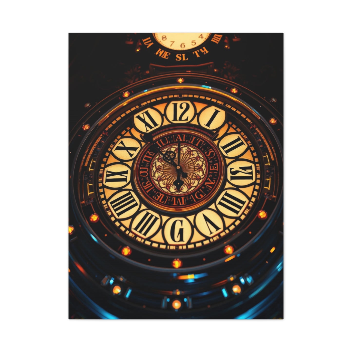 Clock Art Canvas Art 9 Wall Art & Canvas Print