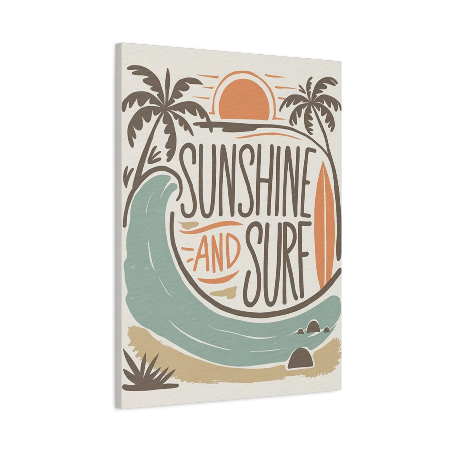 Sunshine And Surf Painting Wall Art & Canvas Prints