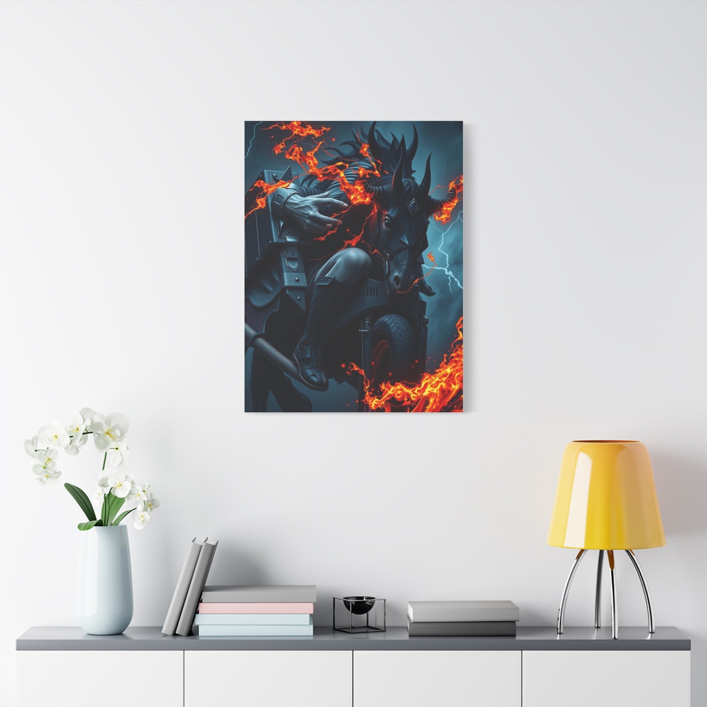 Sable Serenity Painting Wall Art & Canvas Print