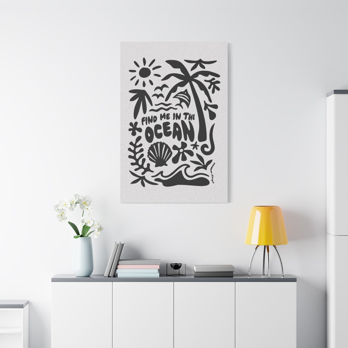 Find Me In The Ocean Wall Art & Canvas Prints