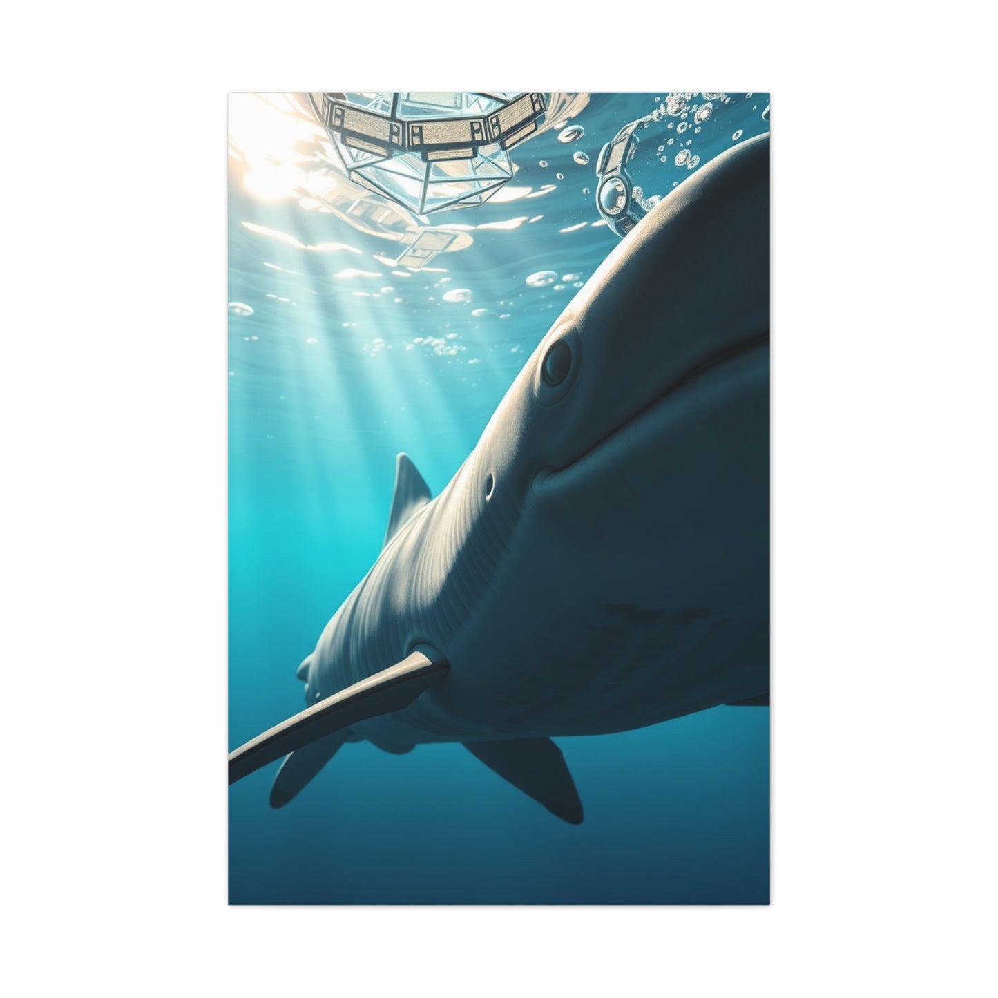 Whale Shark Art Supreme Gallery Wall Art & Canvas Print