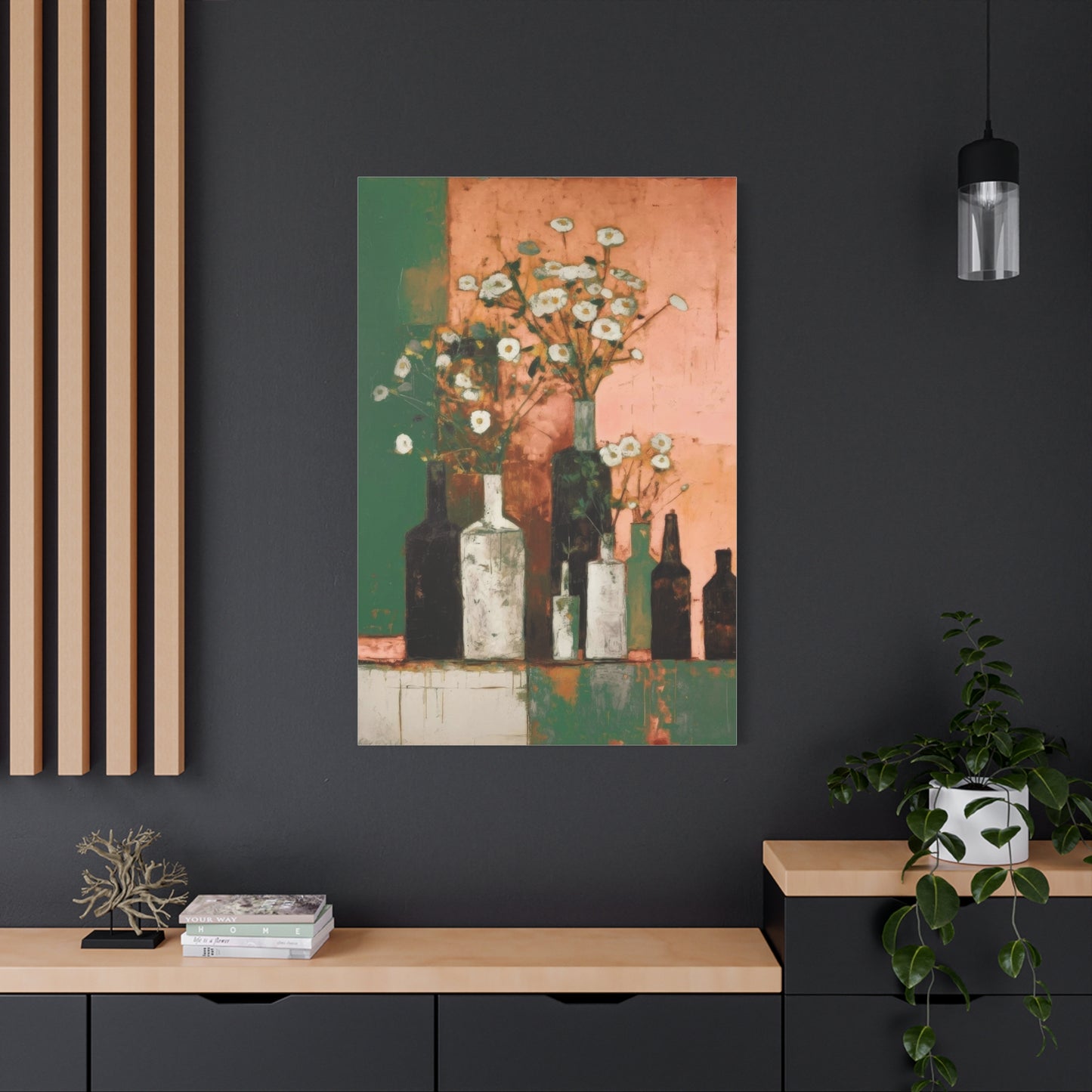 Bottles and Blooms Wall Art & Canvas Prints