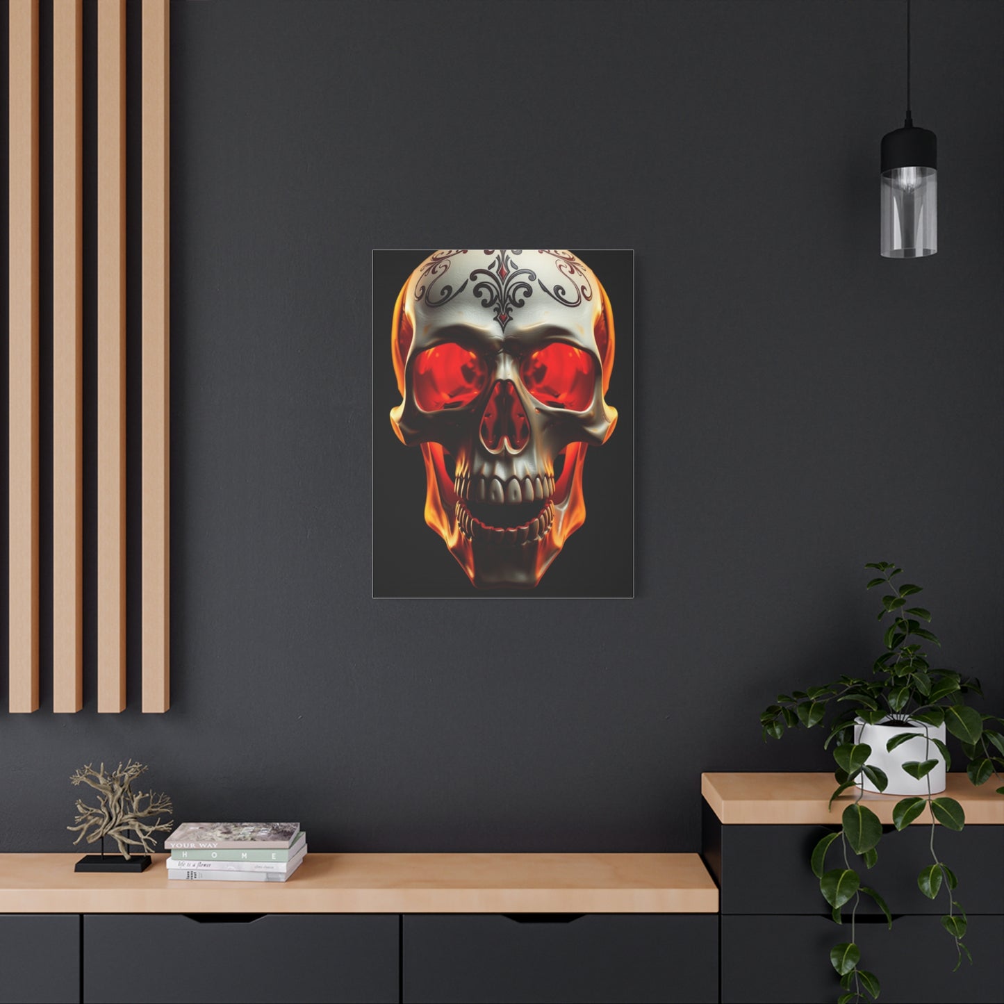 Luminous Skull Tableau Wall Art & Canvas Print
