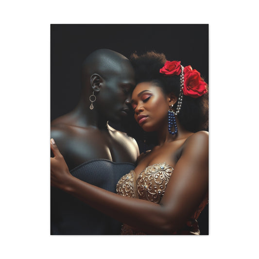 Black Love Art Premium Gallery Wall Art & Canvas Print