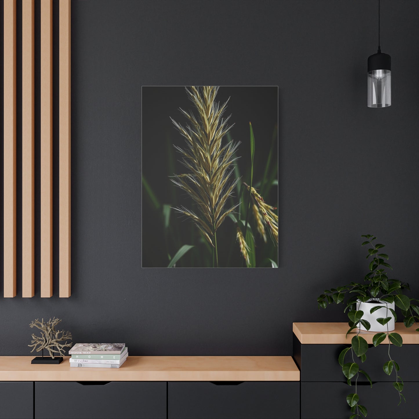 Sophisticated Leafy Display Wall Art & Canvas Print