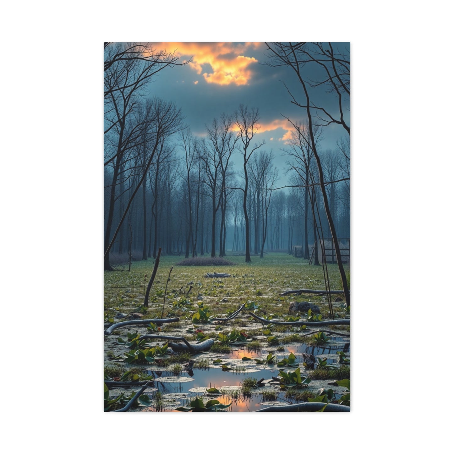 Marsh & Swamp Art Canvas Art 4 Wall Art & Canvas Print