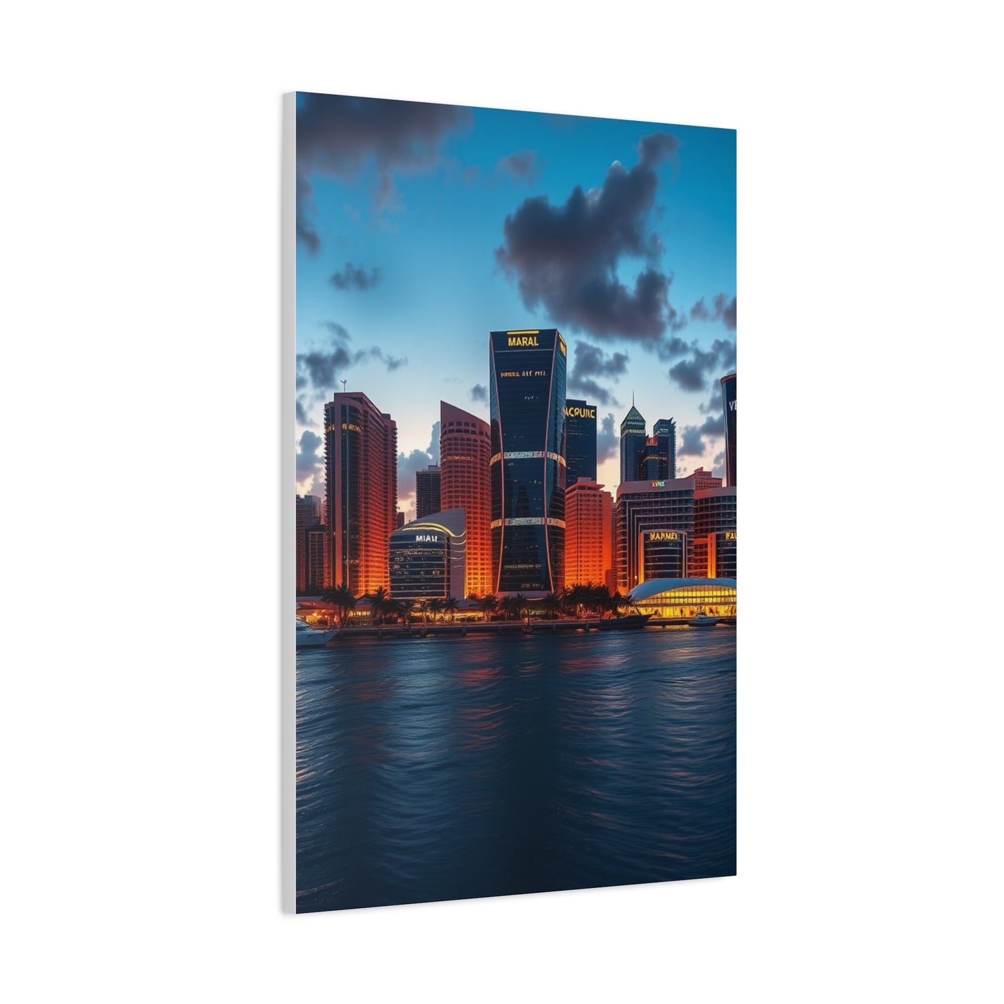 Opulent Skyline Silhouette Art Wall Art & Canvas Print