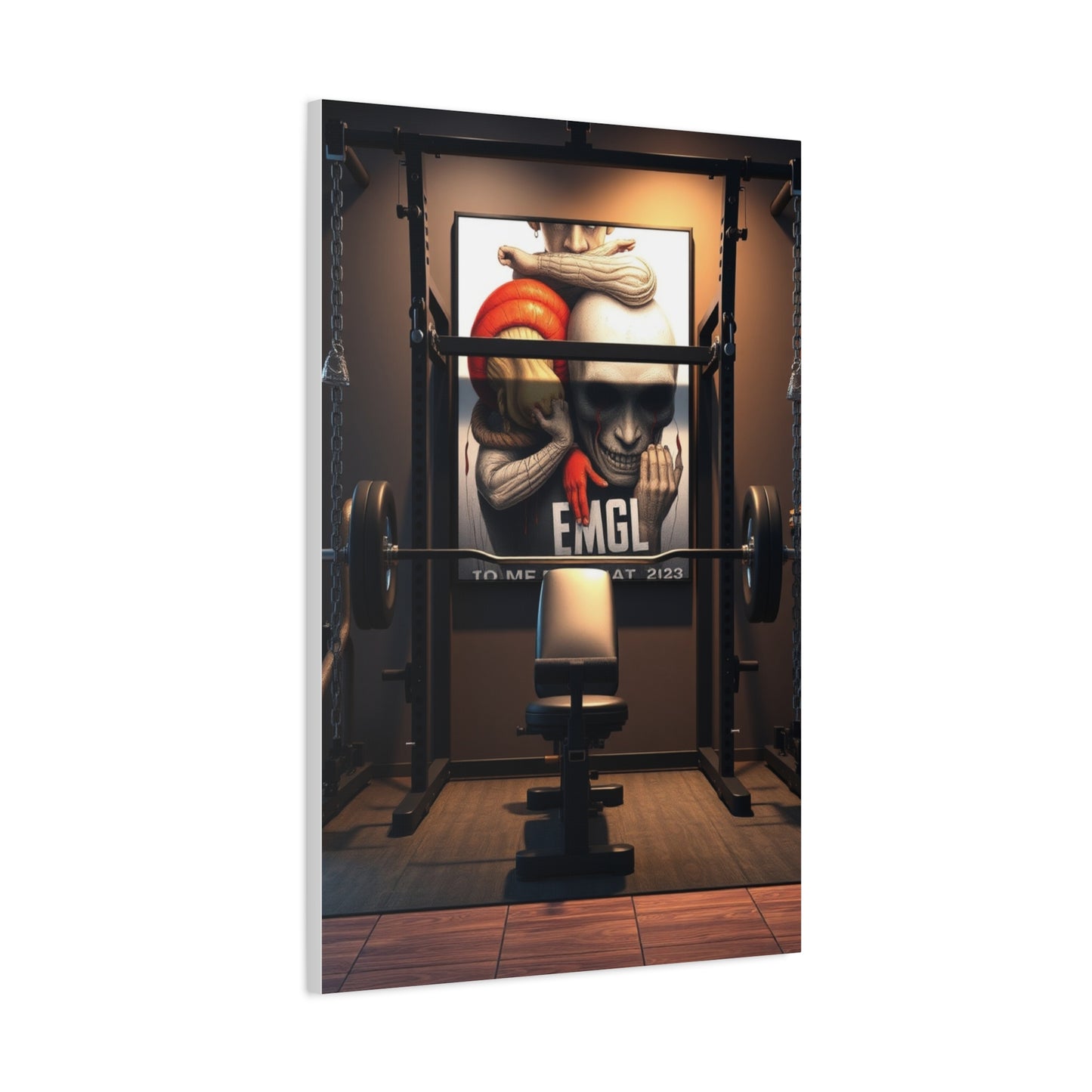 Refined Gym Inspiration Art Wall Art & Canvas Print