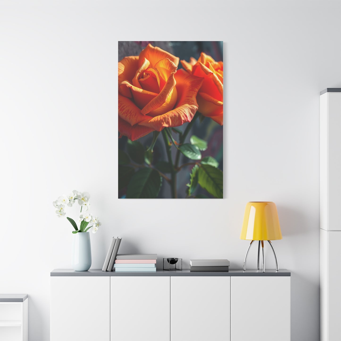 Graffiti Roses Art Premium Canvas 17 Wall Art & Canvas Print