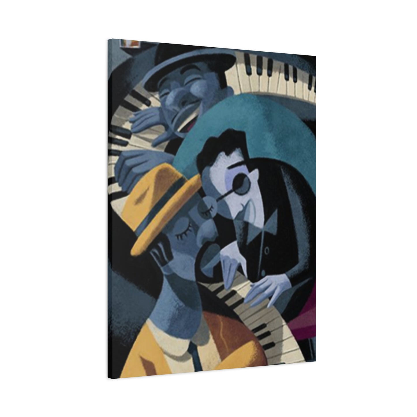 Cartoon Piano Artists Wall Art & Canvas Prints