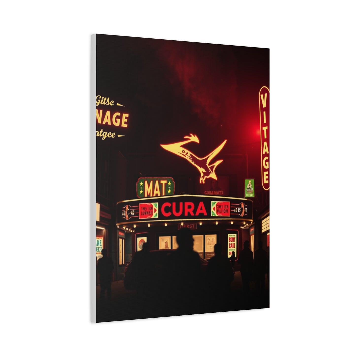 Vintage Movie Posters Art Supreme Canvas Wall Art & Canvas Print