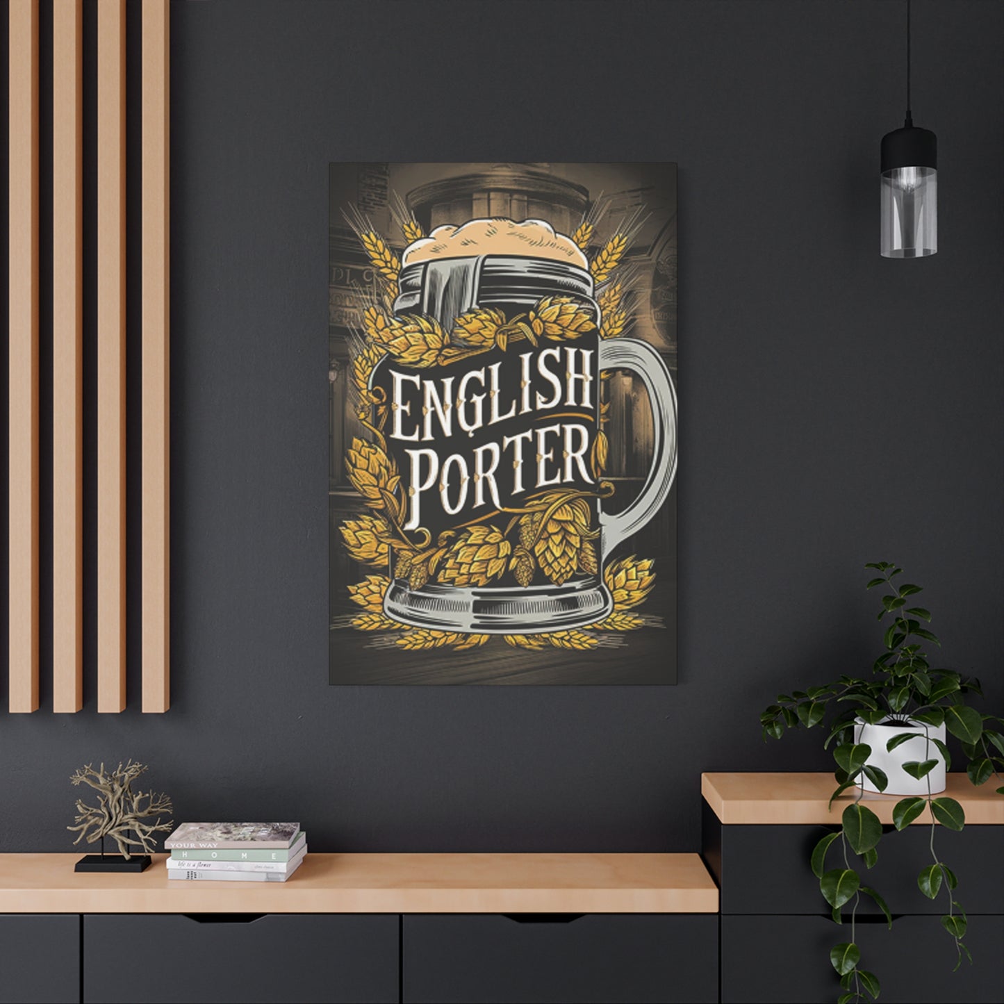English Porter Whiskey Wall Art & Canvas Prints