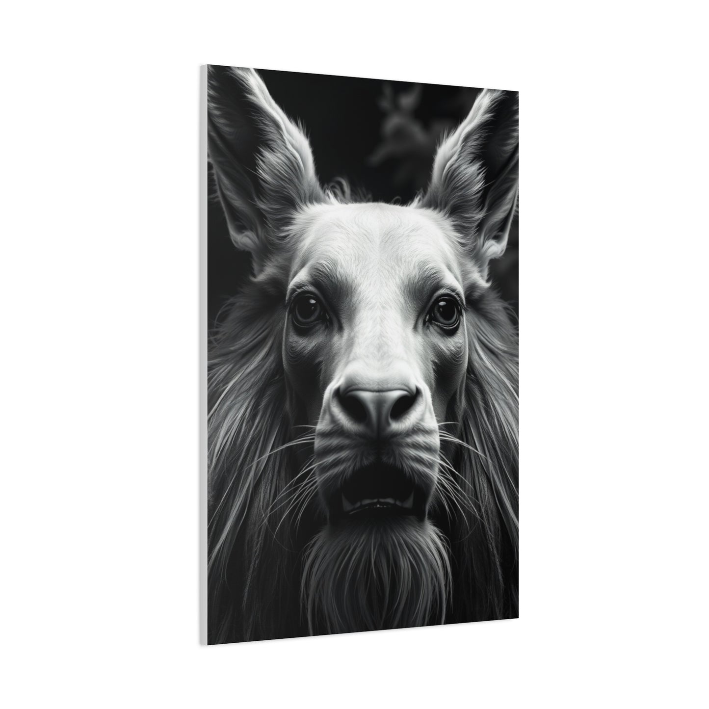 Veiled Silhouette Masterpiece Wall Art & Canvas Print