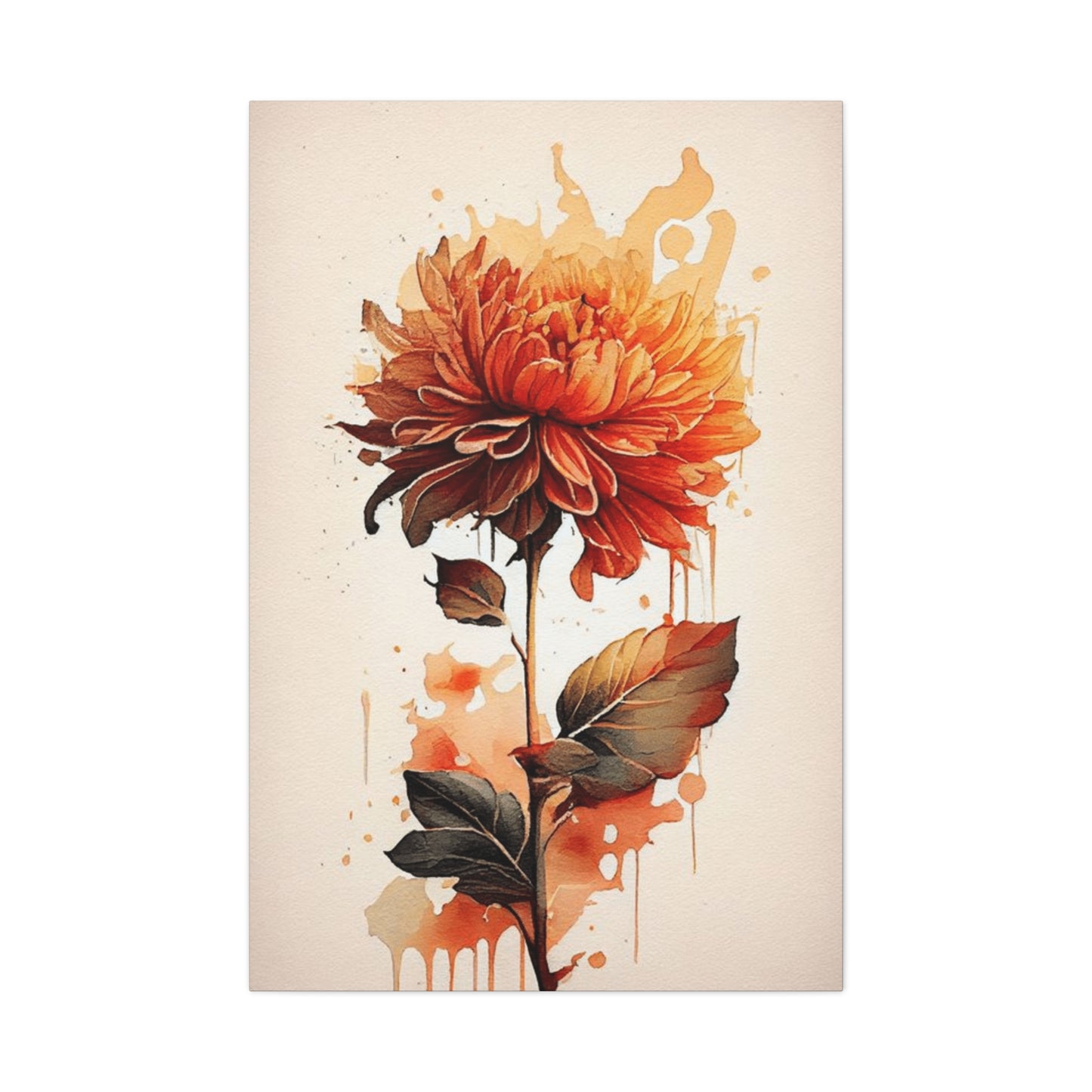 Orange Flower Wall Art & Canvas Prints