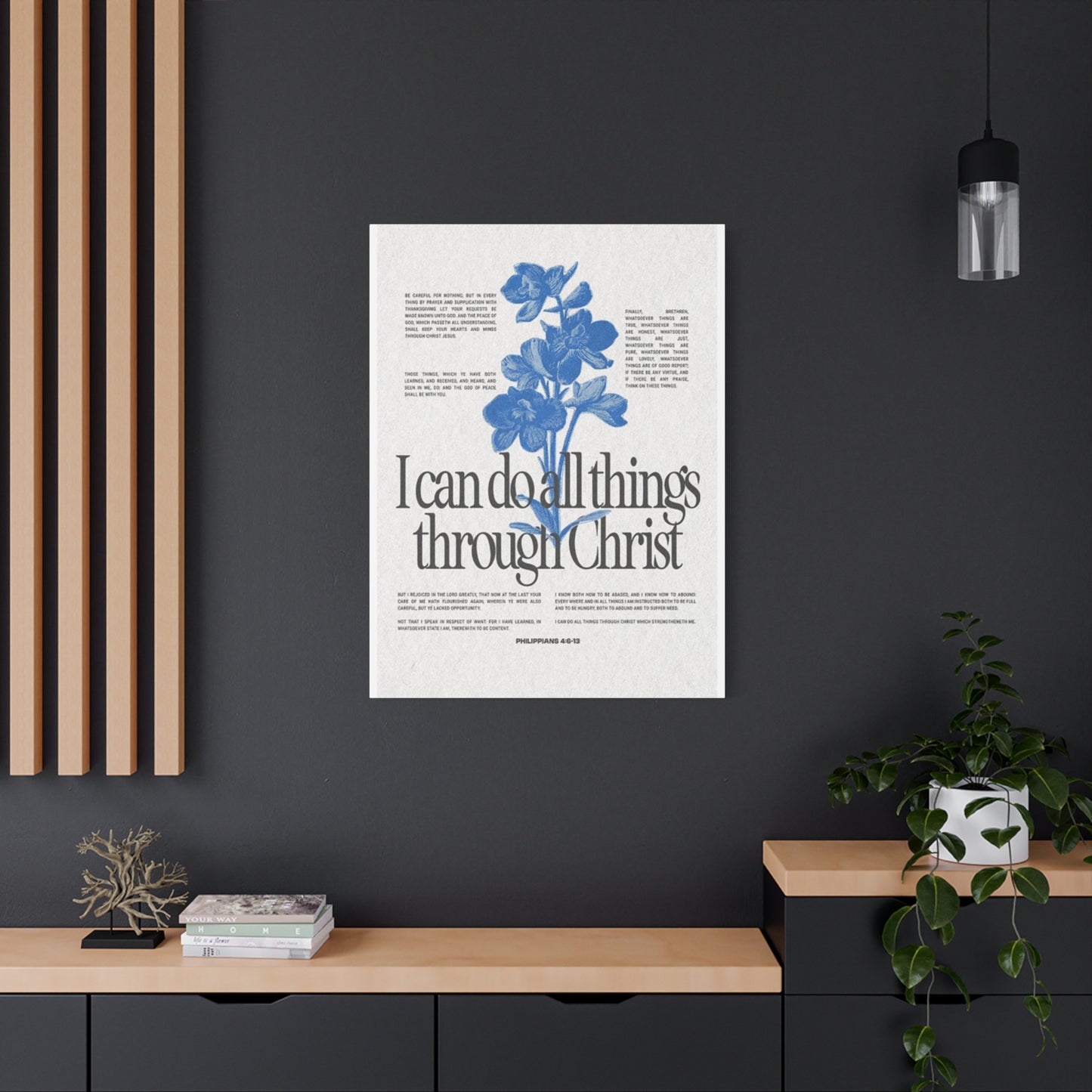 Christ Quote Poster Wall Art & Canvas Prints