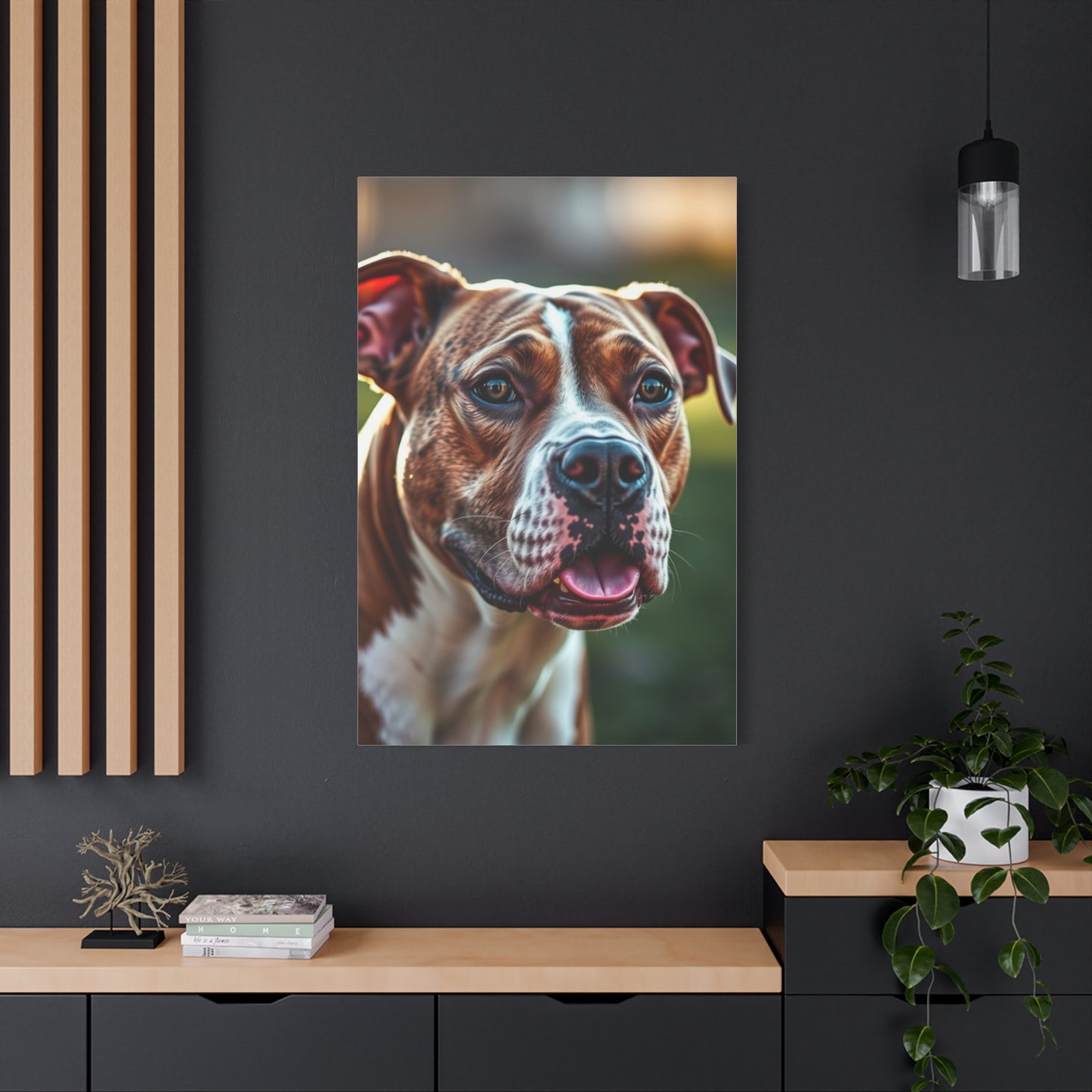 Pit Bull Art Supreme Gallery Wall Art & Canvas Print