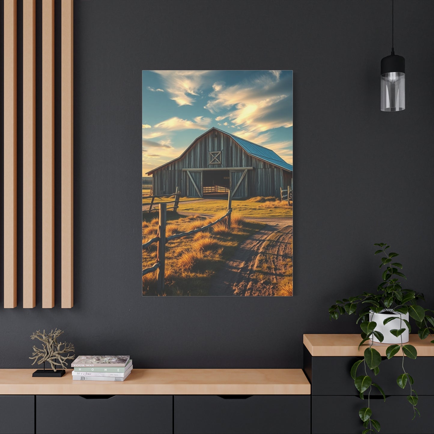 Quaint Countryside Canvas Wall Art & Canvas Print