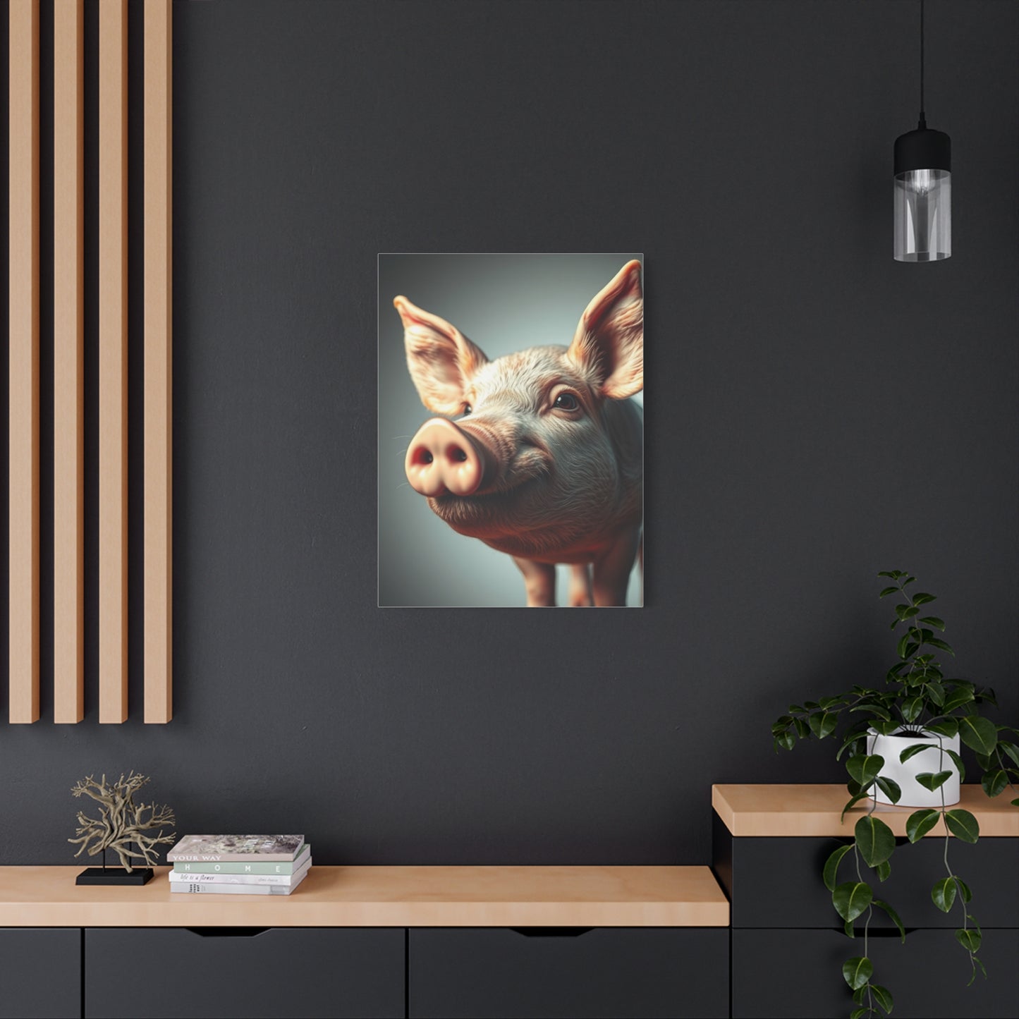 Pig Art Canvas Art 4 Wall Art & Canvas Print