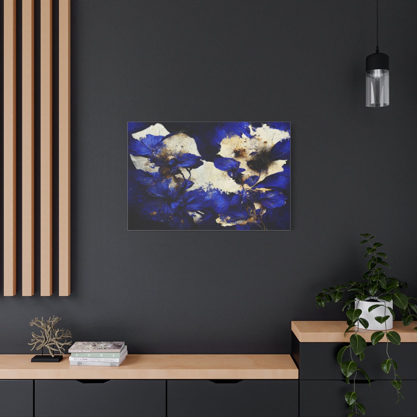 Blue Petals Wall Art & Canvas Prints