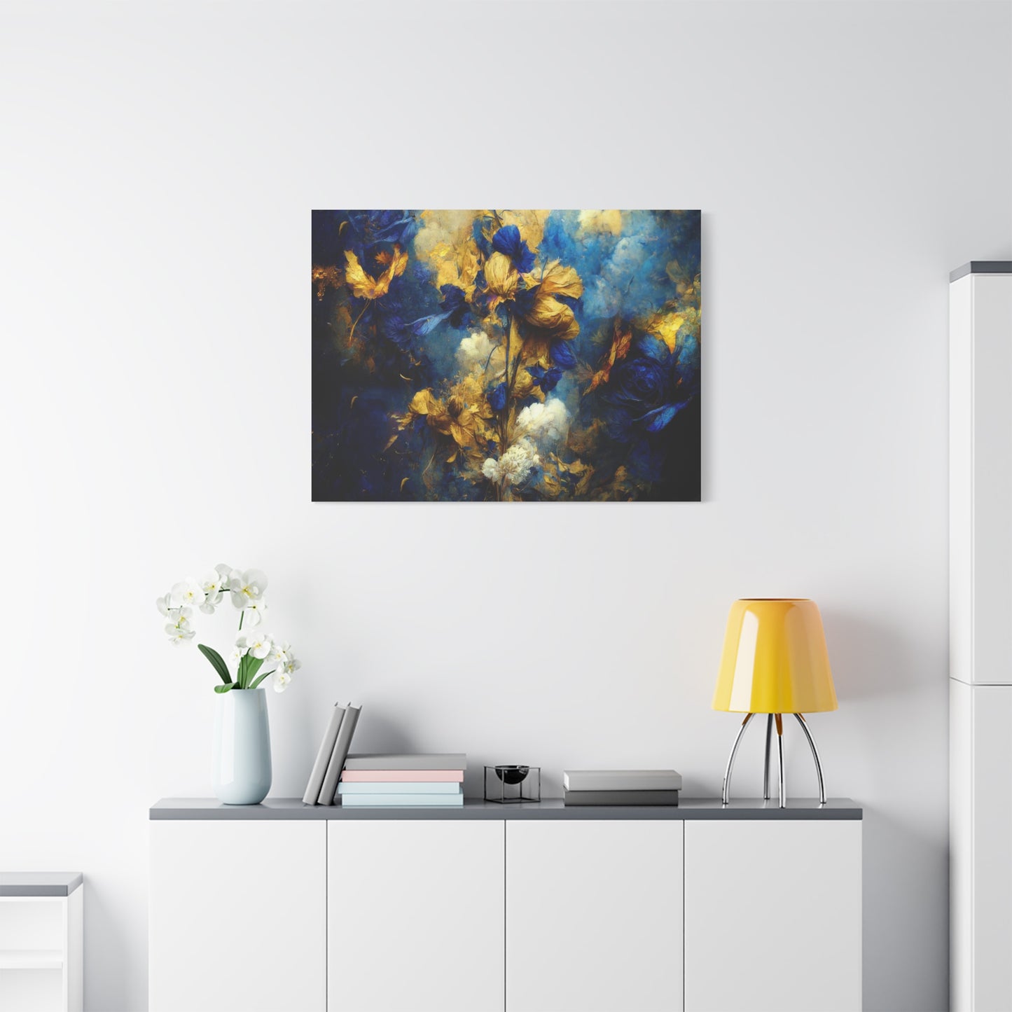 Golden Blooms at Twilight Wall Art & Canvas Prints
