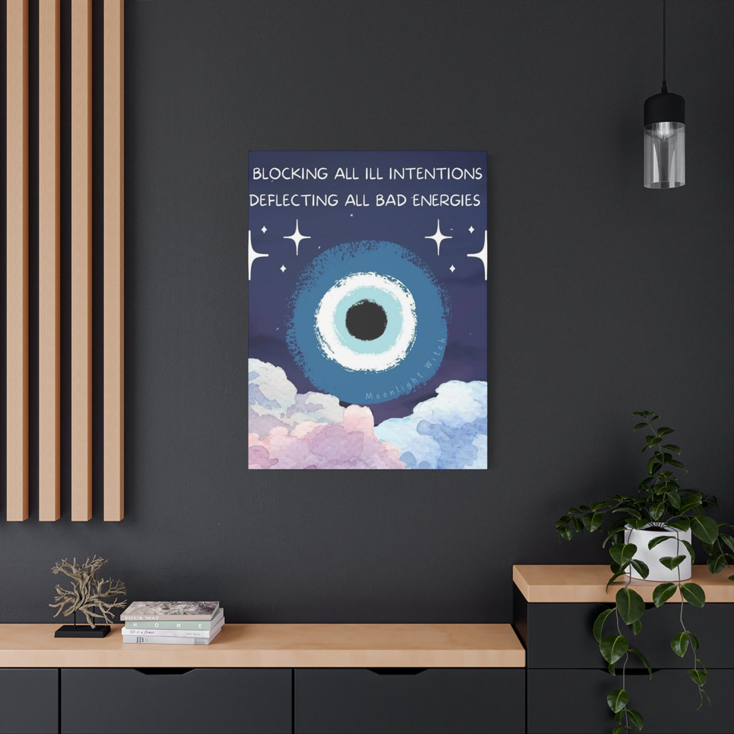 Blocking All Bad Vibes Poster Wall Art & Canvas Prints