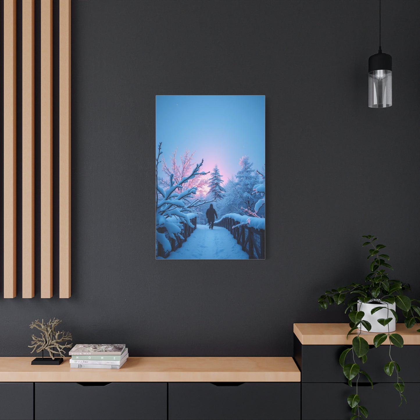 Opulent Frosted Vistas Wall Art & Canvas Print