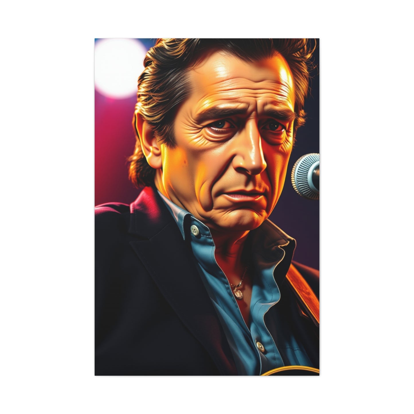 Johnny Cash Art Canvas Art 1 Wall Art & Canvas Print