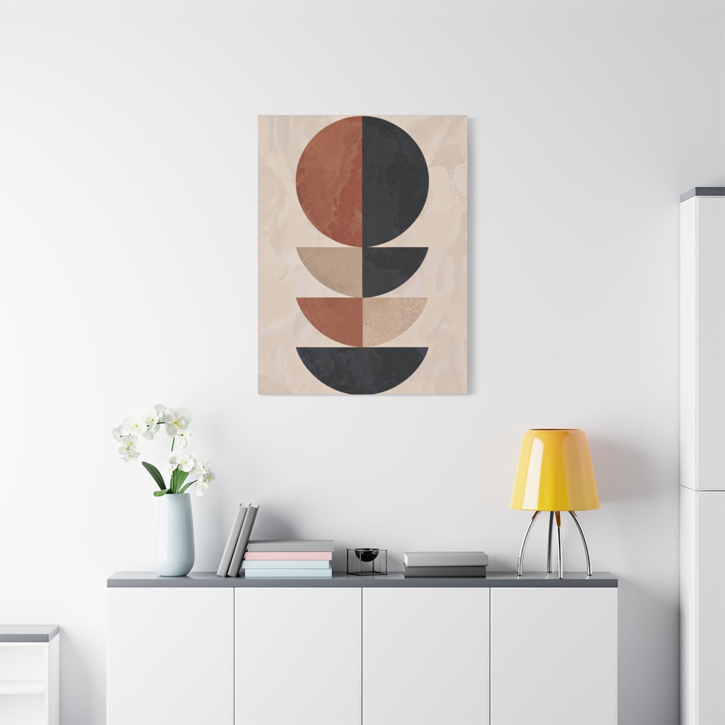 Abstract Brown Black Earth Tones Wall Art & Canvas Prints