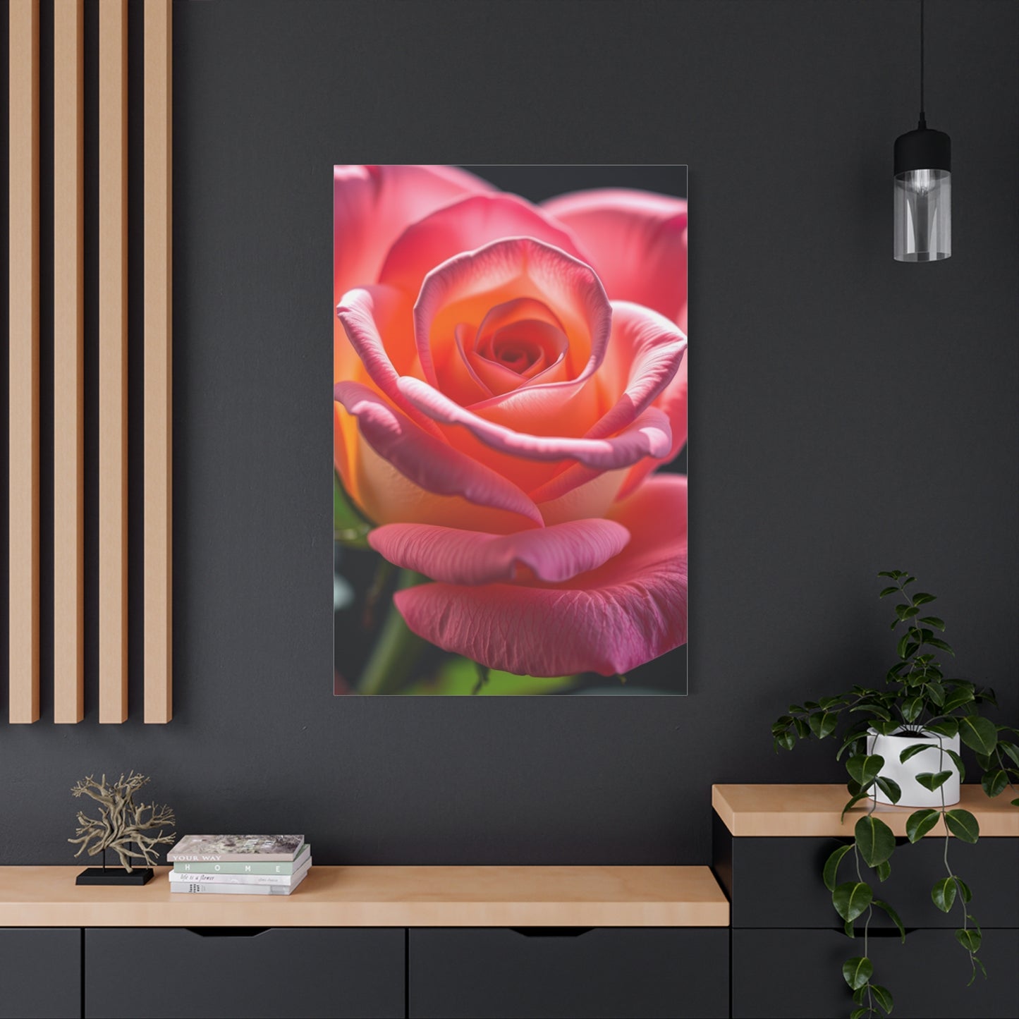 Rose Flower Art Supreme Gallery Wall Art & Canvas Print