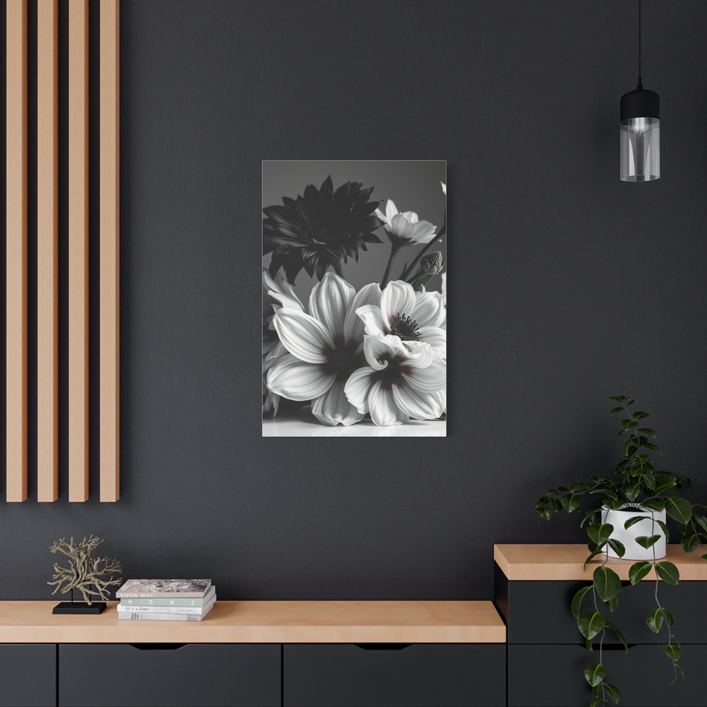 Sable & Alabaster Flora Wall Art & Canvas Print