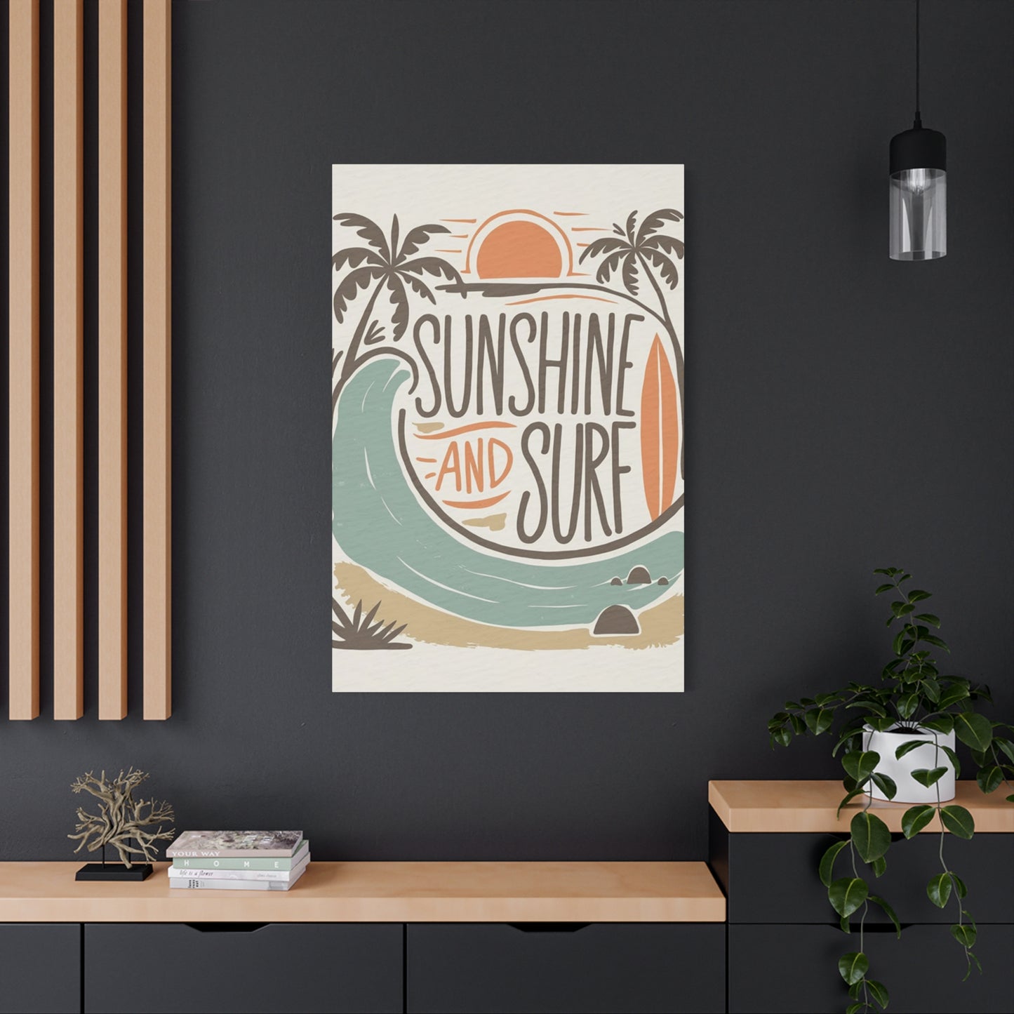 Sunshine And Surf Painting Wall Art & Canvas Prints