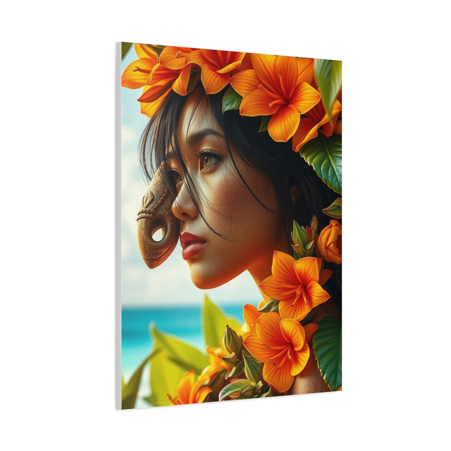 Opulent Island Impression Wall Art & Canvas Print