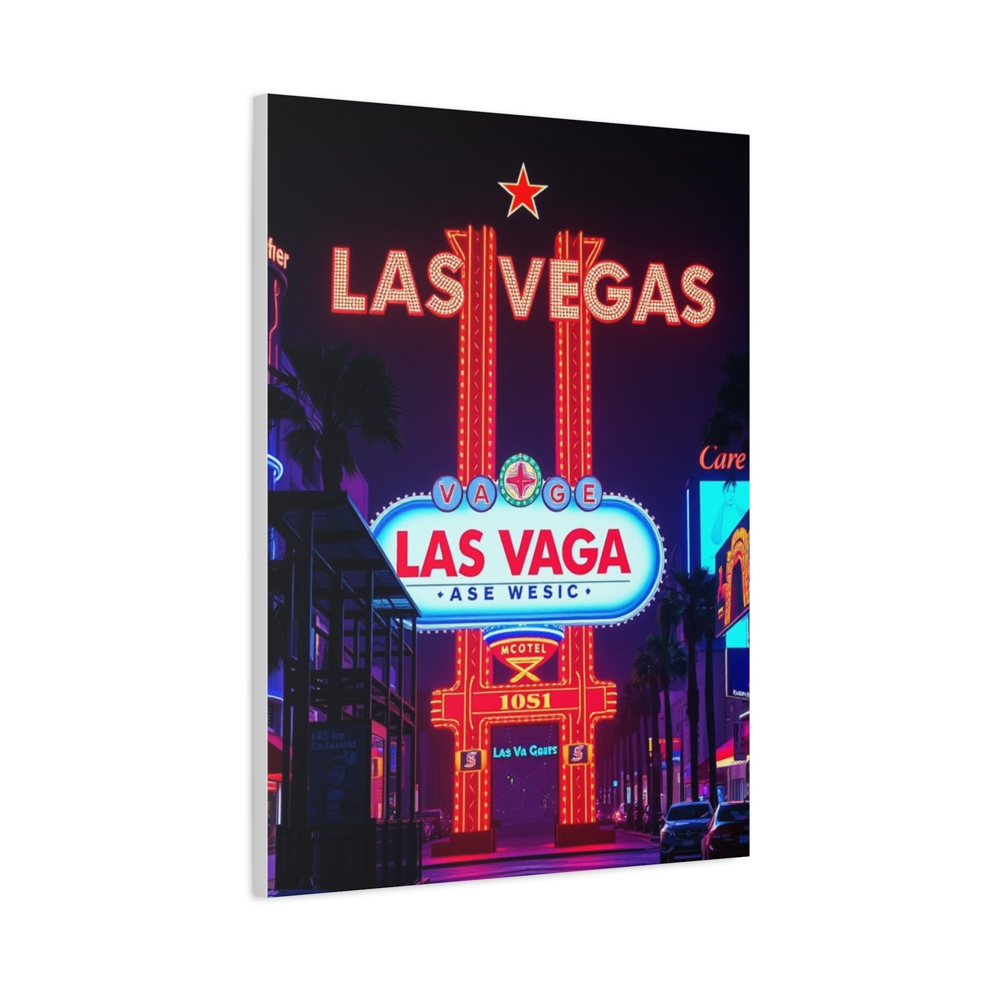 Las Vagas Art Canvas Art 5 Wall Art & Canvas Print