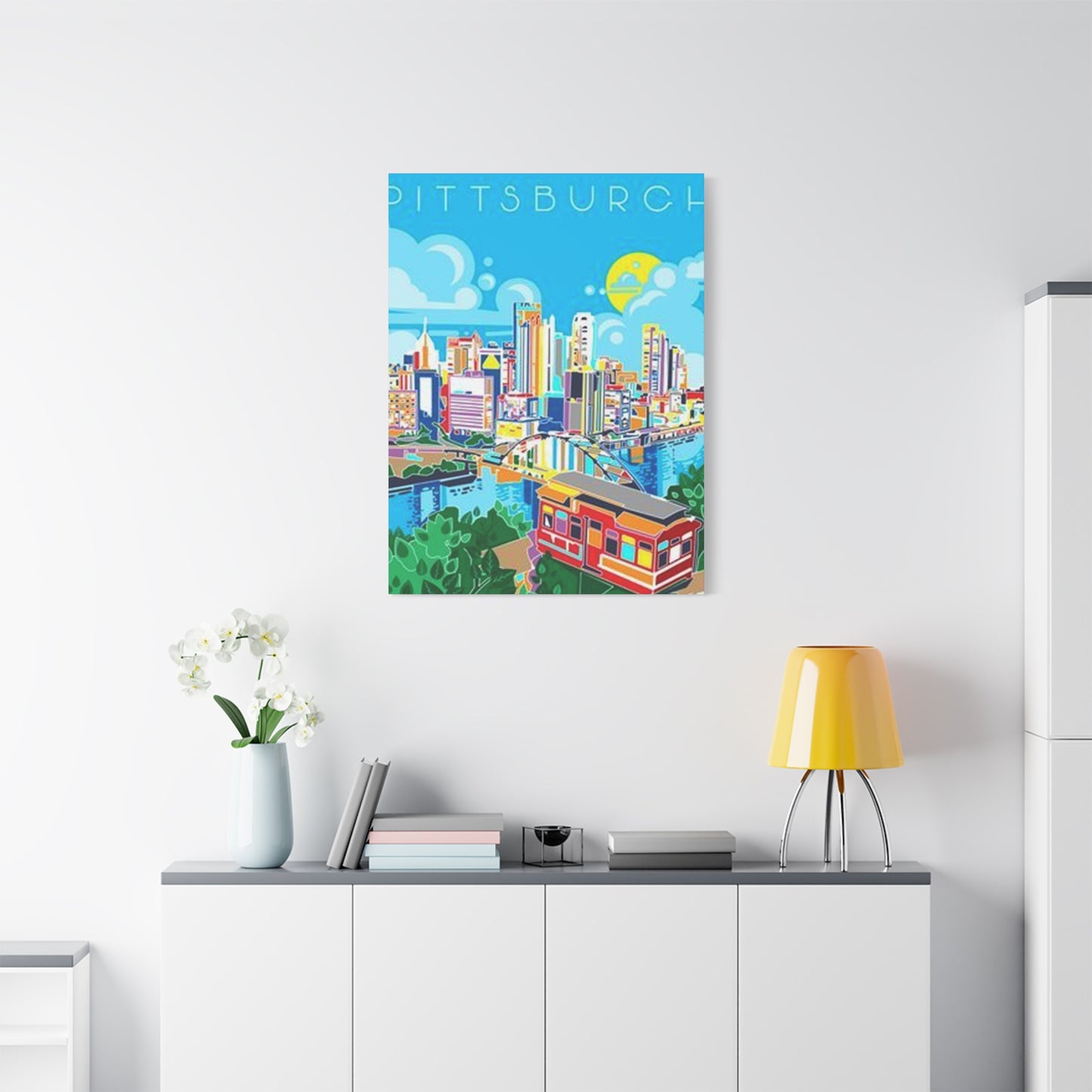Pittsburgh Graffiti Poster Wall Art & Canvas Prints