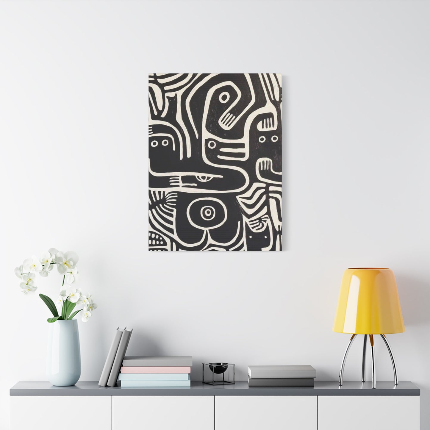 Monochrome Black Cat Wall Art & Canvas Prints