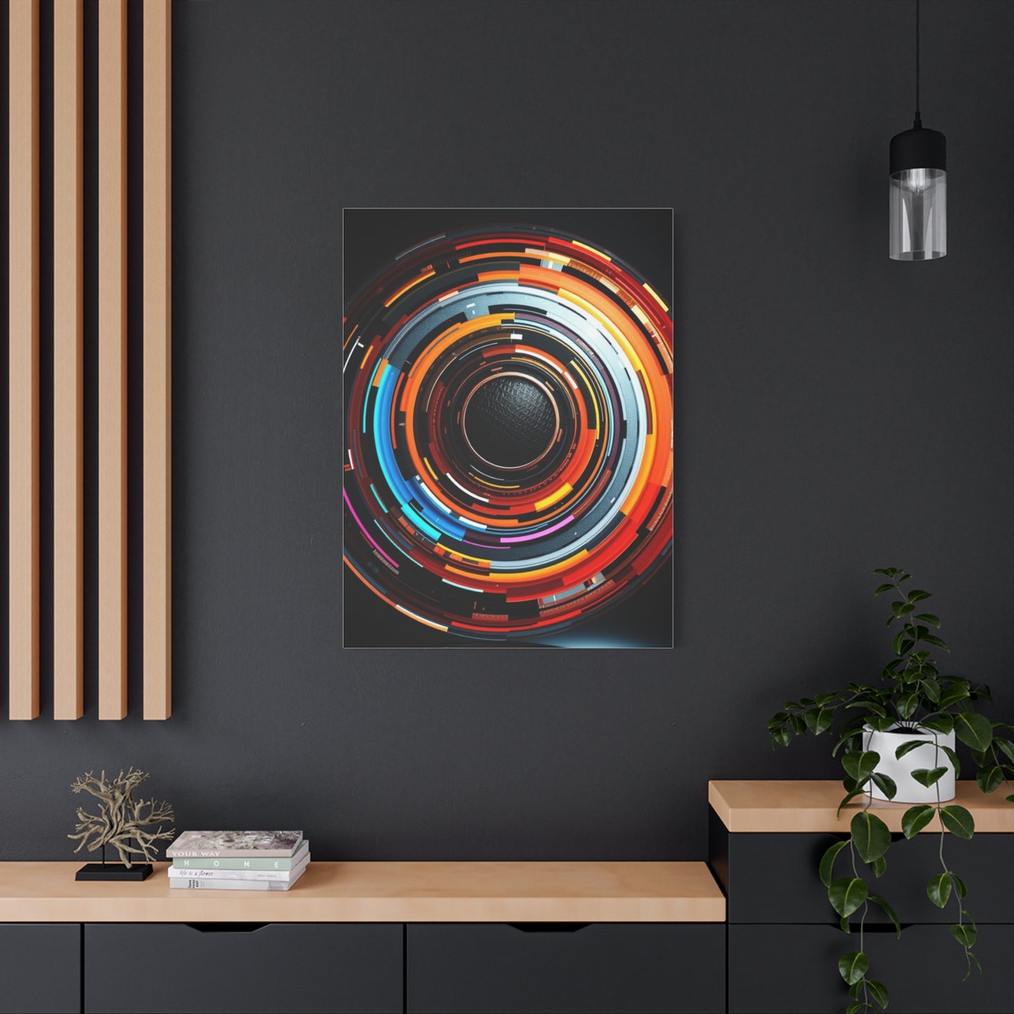 Ethereal Circle Symphony wall art & canvas print