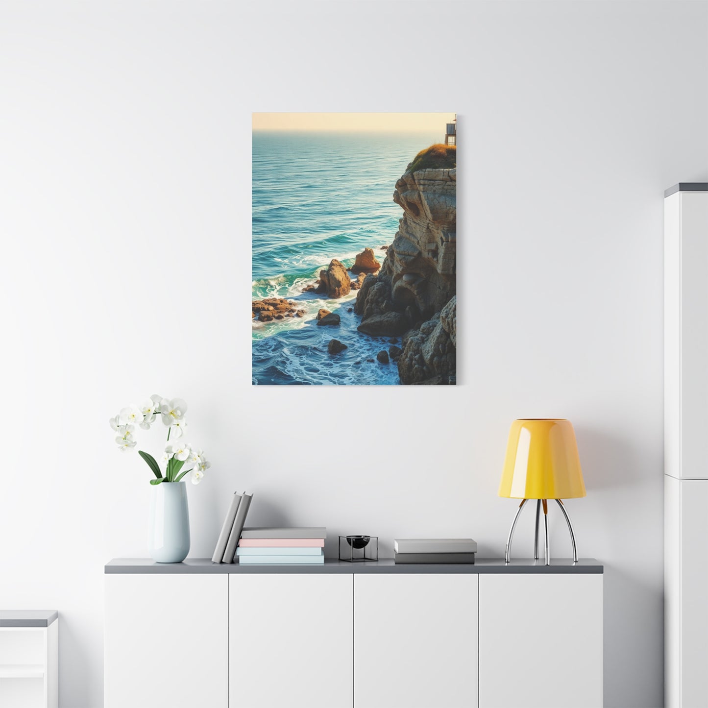 Shoreline Symphony Artwork Wall Art & Canvas Print
