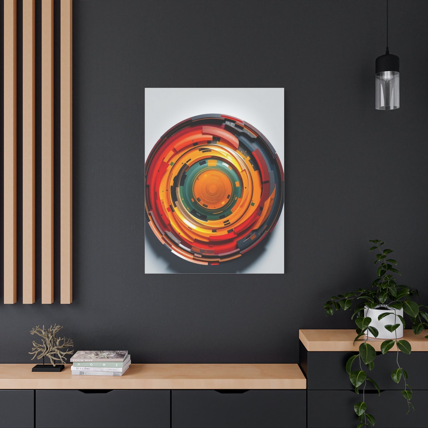 Orbital Abstraction Elegance wall art & canvas print