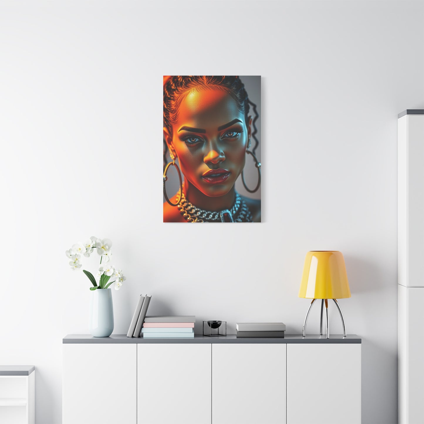 Rihannas Captivating Spirit Art Wall Art & Canvas Print
